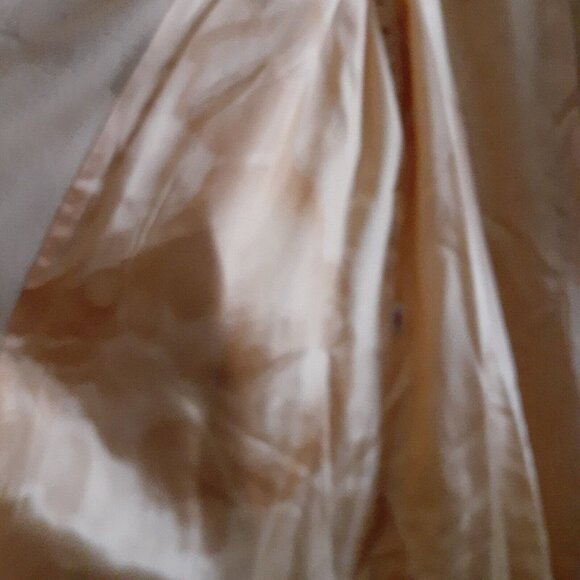 Vintage Mid Century Double Breasted Coat Beige Pea Coat Style USA Union Made L - Picture 11 of 12